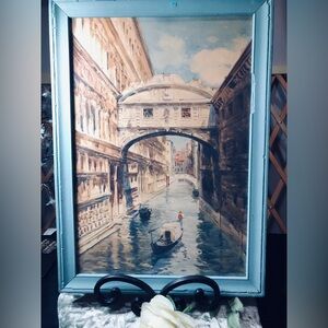 Venice Canal Framed Artwork
